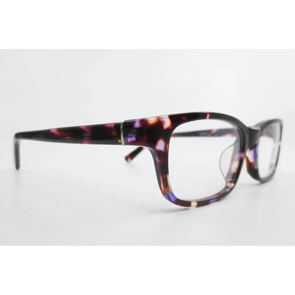 Tempo WP 5101 PU Purple Tortoise Shell Rectangular Eyeglass Frames 49-17-135
